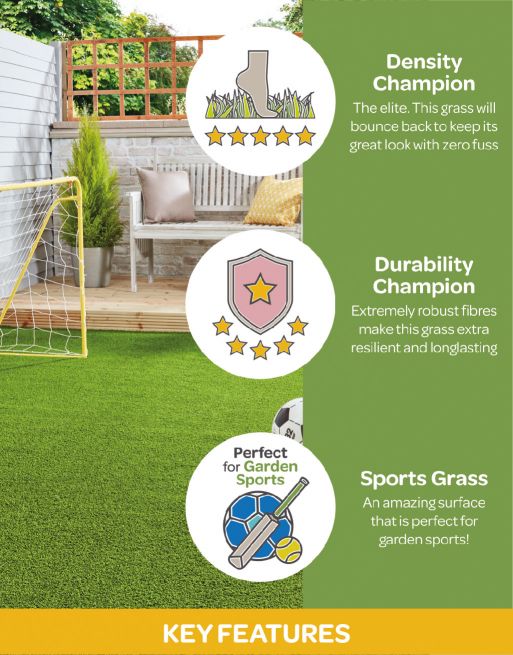 Camp Nou Artificial Grass £27.99/m² (Width 2m) xccscss.