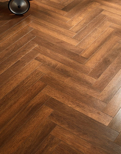 Vintage Chateau Herringbone Merbau Laminate Flooring £37.99/m² xccscss.