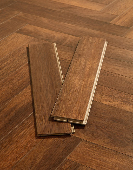 Vintage Chateau Herringbone Merbau Laminate Flooring £37.99/m² xccscss.