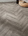 Vintage Chateau Herringbone Light Grey Laminate Flooring £37.99/m² xccscss.