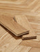 Oxford Herringbone Natural Oak Brushed & Oiled Engineered Wood Flooring £64.99/m² xccscss.