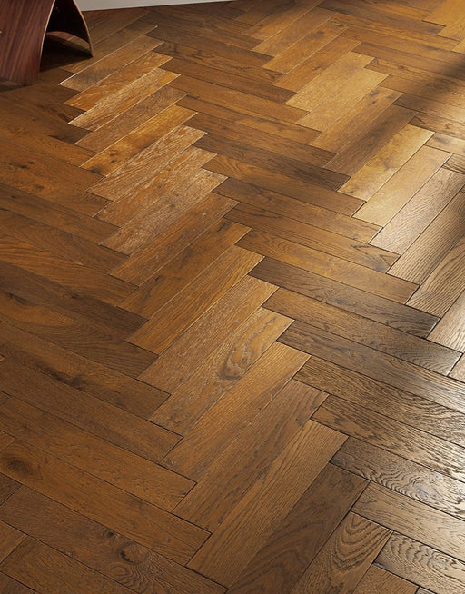 Oxford Herringbone Honeycomb Oak Brushed & Oiled Engineered Wood Flooring £64.99/m² xccscss.