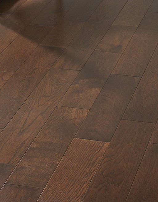 Studio Chocolate Oak Lacquered Engineered Wood Flooring £42.99/m² xccscss.