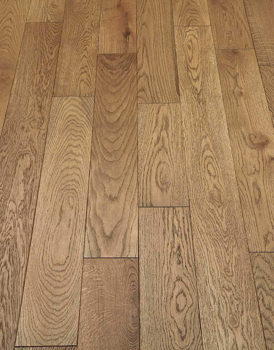 Deluxe Georgian Oak Brushed & Oiled Solid Wood Flooring