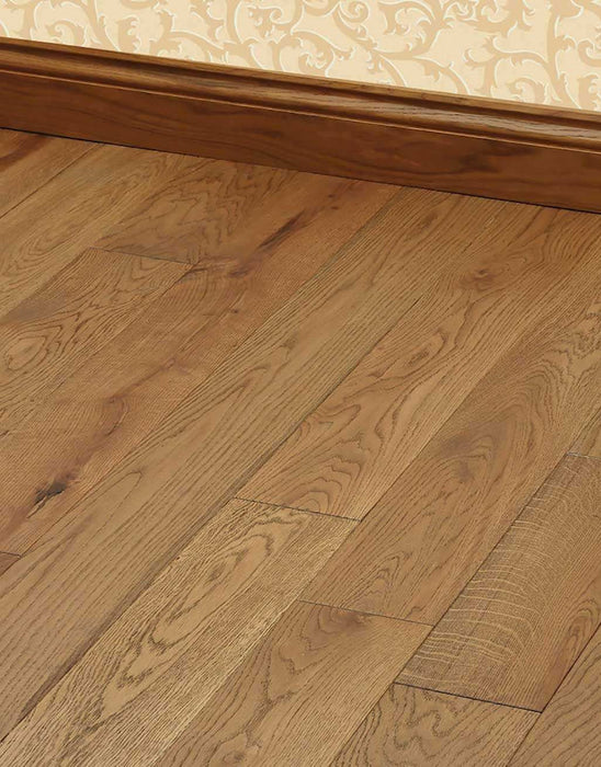 Deluxe Georgian Oak Brushed & Oiled Solid Wood Flooring