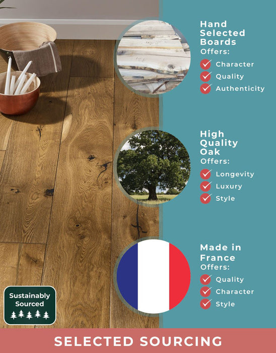 Grand Imperial Golden Smoked Brushed & Lacquered Engineered Wood Flooring £69.99/m² xccscss.