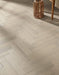 Oxford Herringbone Pearl Grey Oak Brushed & Lacquered Engineered Wood Flooring £64.99/m² xccscss.